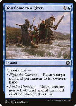 2021 Magic The Gathering Adventures in the Forgotten Realms #83 You Come to a River Front