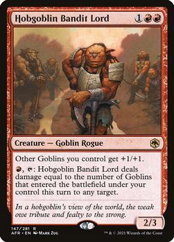 2021 Magic The Gathering Adventures in the Forgotten Realms #147 Hobgoblin Bandit Lord Front