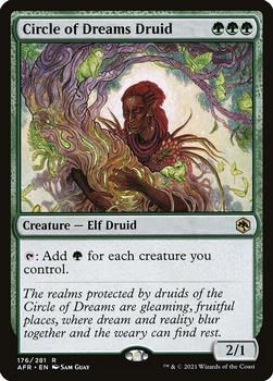 2021 Magic The Gathering Adventures in the Forgotten Realms #176 Circle of Dreams Druid Front