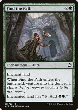 2021 Magic The Gathering Adventures in the Forgotten Realms #183 Find the Path Front