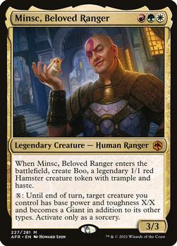 2021 Magic The Gathering Adventures in the Forgotten Realms #227 Minsc, Beloved Ranger Front