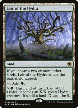 2021 Magic The Gathering Adventures in the Forgotten Realms #259 Lair of the Hydra Front