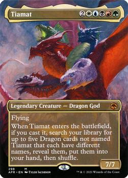 2021 Magic The Gathering Adventures in the Forgotten Realms #298 Tiamat Front
