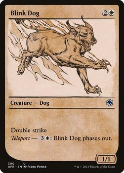 2021 Magic The Gathering Adventures in the Forgotten Realms #300 Blink Dog Front