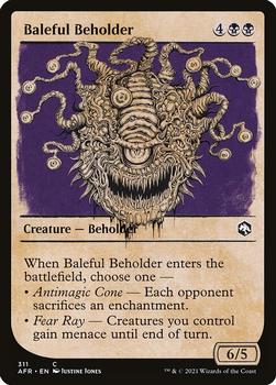 2021 Magic The Gathering Adventures in the Forgotten Realms #311 Baleful Beholder Front