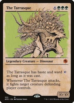 2021 Magic The Gathering Adventures in the Forgotten Realms #333 The Tarrasque Front