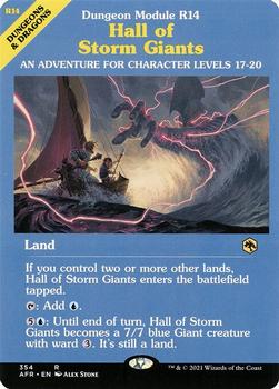 2021 Magic The Gathering Adventures in the Forgotten Realms #354 Hall of Storm Giants Front