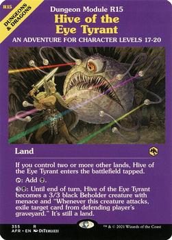 2021 Magic The Gathering Adventures in the Forgotten Realms #355 Hive of the Eye Tyrant Front