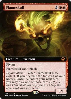 2021 Magic The Gathering Adventures in the Forgotten Realms #378 Flameskull Front