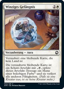 2021 Magic The Gathering Adventures in the Forgotten Realms (German) #24 Winziges Gefängnis Front