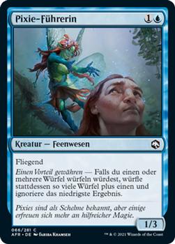 2021 Magic The Gathering Adventures in the Forgotten Realms (German) #66 Pixie-Führerin Front