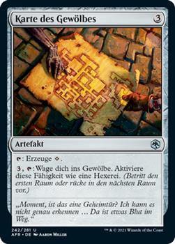 2021 Magic The Gathering Adventures in the Forgotten Realms (German) #242 Karte des Gewölbes Front