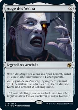 2021 Magic The Gathering Adventures in the Forgotten Realms (German) #243 Auge des Vecna Front