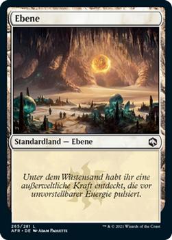 2021 Magic The Gathering Adventures in the Forgotten Realms (German) #265 Ebene Front