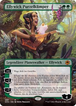 2021 Magic The Gathering Adventures in the Forgotten Realms (German) #286 Ellywick Purzelklimper Front