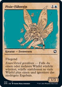 2021 Magic The Gathering Adventures in the Forgotten Realms (German) #309 Pixie-Führerin Front