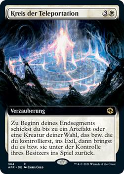 2021 Magic The Gathering Adventures in the Forgotten Realms (German) #364 Kreis der Teleportation Front