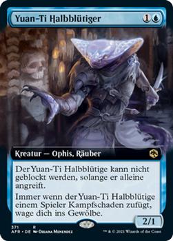 2021 Magic The Gathering Adventures in the Forgotten Realms (German) #371 Yuan-Ti Halbblütiger Front