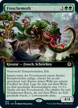 2021 Magic The Gathering Adventures in the Forgotten Realms (German) #384 Froschemoth Front