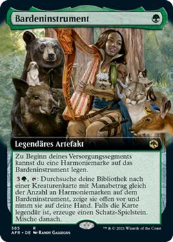 2021 Magic The Gathering Adventures in the Forgotten Realms (German) #385 Bardeninstrument Front