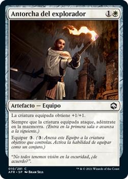 2021 Magic The Gathering Adventures in the Forgotten Realms (Spanish) #10 Antorcha del explorador Front