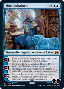 2021 Magic The Gathering Adventures in the Forgotten Realms (Spanish) #64 Mordenkainen Front