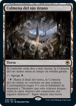 2021 Magic The Gathering Adventures in the Forgotten Realms (Spanish) #258 Colmena del ojo tirano Front