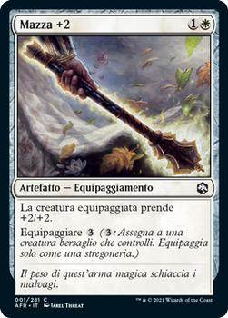 2021 Magic The Gathering Adventures in the Forgotten Realms (Italian) #1 Mazza +2 Front