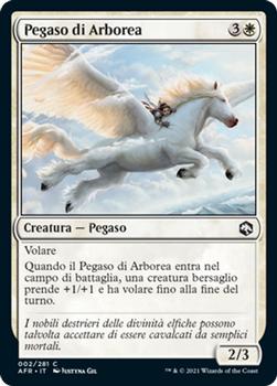 2021 Magic The Gathering Adventures in the Forgotten Realms (Italian) #2 Pegaso di Arborea Front