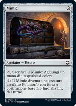 2021 Magic The Gathering Adventures in the Forgotten Realms (Italian) #249 Mimic Front