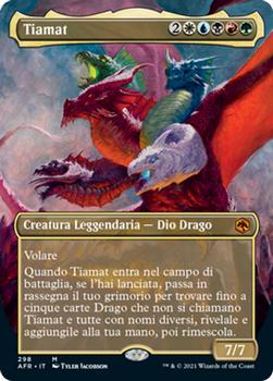 2021 Magic The Gathering Adventures in the Forgotten Realms (Italian) #298 Tiamat Front