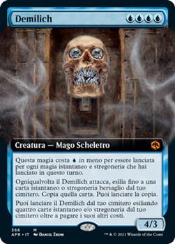 2021 Magic The Gathering Adventures in the Forgotten Realms (Italian) #366 Demilich Front