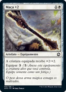 2021 Magic The Gathering Adventures in the Forgotten Realms (Portuguese) #1 Maça +2 Front