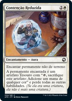2021 Magic The Gathering Adventures in the Forgotten Realms (Portuguese) #24 Contenção Reduzida Front