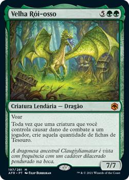 2021 Magic The Gathering Adventures in the Forgotten Realms (Portuguese) #197 Velha Rói-osso Front