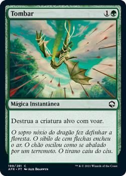2021 Magic The Gathering Adventures in the Forgotten Realms (Portuguese) #199 Tombar Front