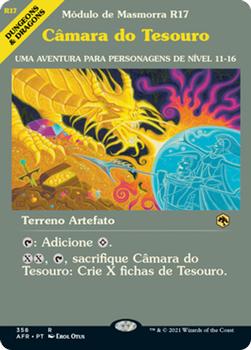 2021 Magic The Gathering Adventures in the Forgotten Realms (Portuguese) #358 Câmara do Tesouro Front