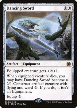 2021 Magic The Gathering Adventures in the Forgotten Realms - Promos #8p Dancing Sword Front