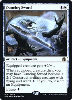 2021 Magic The Gathering Adventures in the Forgotten Realms - Promos #8s Dancing Sword Front