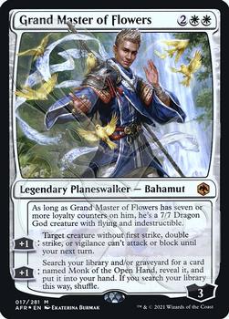 2021 Magic The Gathering Adventures in the Forgotten Realms - Promos #17a Grand Master of Flowers Front