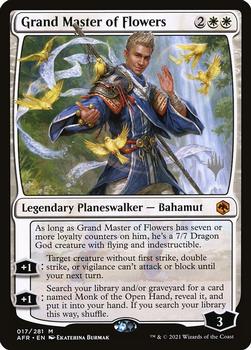 2021 Magic The Gathering Adventures in the Forgotten Realms - Promos #17p Grand Master of Flowers Front