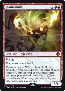 2021 Magic The Gathering Adventures in the Forgotten Realms - Promos #143a Flameskull Front