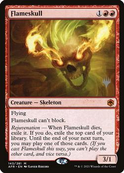 2021 Magic The Gathering Adventures in the Forgotten Realms - Promos #143p Flameskull Front