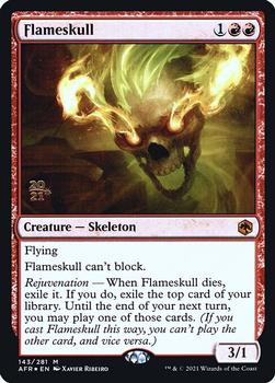 2021 Magic The Gathering Adventures in the Forgotten Realms - Promos #143s Flameskull Front