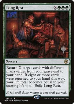 2021 Magic The Gathering Adventures in the Forgotten Realms - Promos #193p Long Rest Front