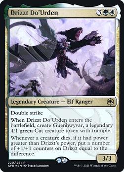 2021 Magic The Gathering Adventures in the Forgotten Realms - Promos #220a Drizzt Do'Urden Front