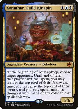 2021 Magic The Gathering Adventures in the Forgotten Realms - Promos #239p Xanathar, Guild Kingpin Front