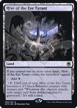 2021 Magic The Gathering Adventures in the Forgotten Realms - Promos #258a Hive of the Eye Tyrant Front