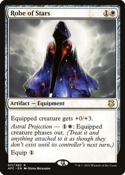 2021 Magic The Gathering Adventures in the Forgotten Realms Commander #11 Robe of Stars Front