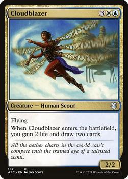 2021 Magic The Gathering Adventures in the Forgotten Realms Commander #182 Cloudblazer Front